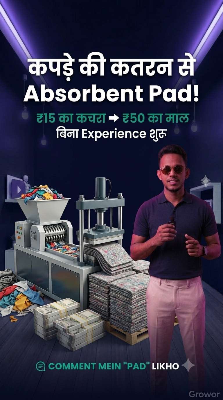 Textile Waste Absorbent Pads